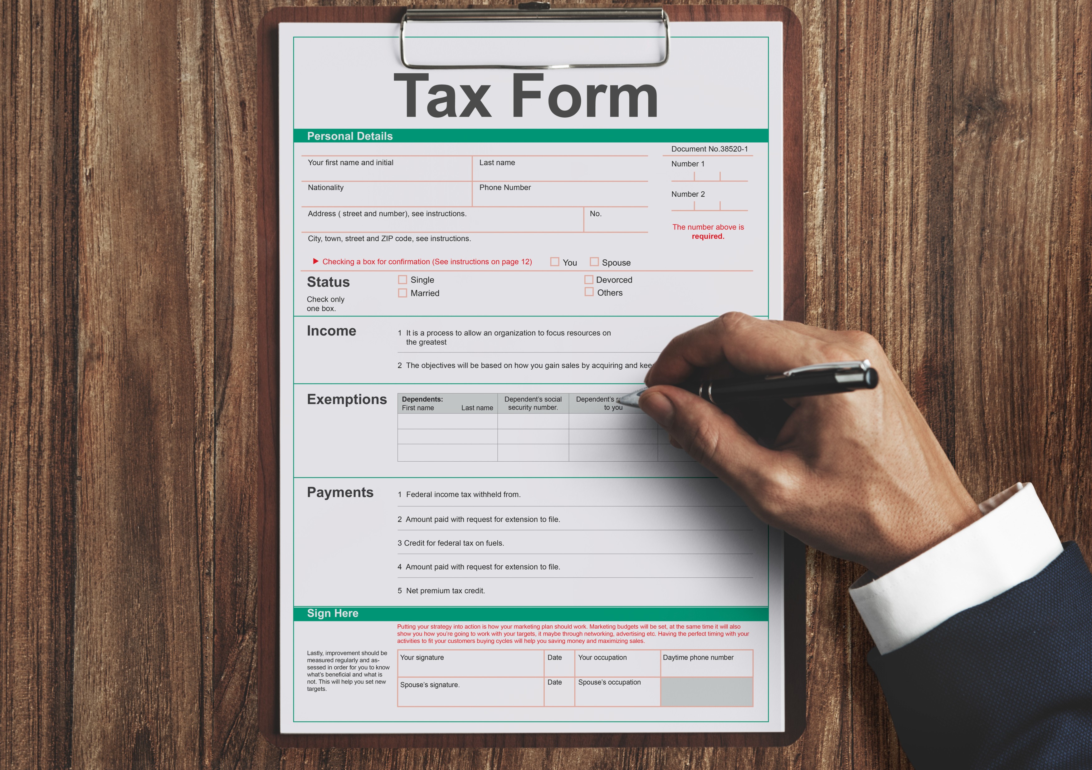 tax form